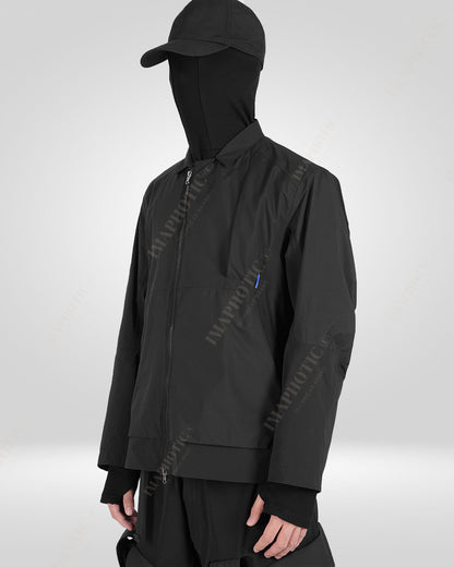 2-in-1 Harrington Tactical Jacket Converts to Waterproof Sling Bag -  tactical jacket - 2-in-1 Harrington Tactical Jacket and Sling Bag - View 5
