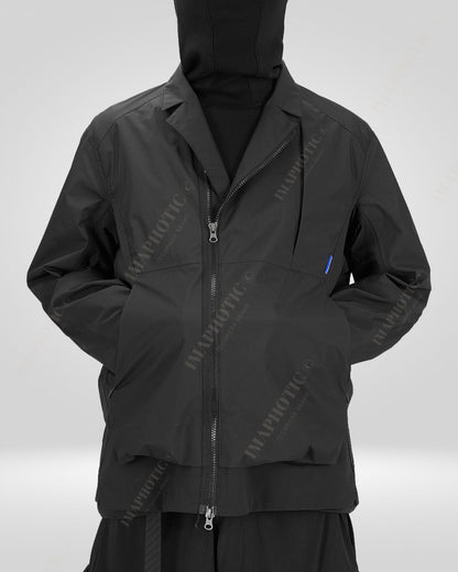 2-in-1 Harrington Tactical Jacket Converts to Waterproof Sling Bag -  tactical travel gear - 2-in-1 Harrington Tactical Jacket and Sling Bag - View 6