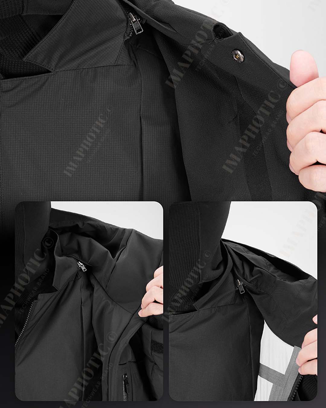 2-in-1 Harrington Tactical Jacket Converts to Waterproof Sling Bag -  waterproof bag - 2-in-1 Harrington Tactical Jacket and Sling Bag - View 7