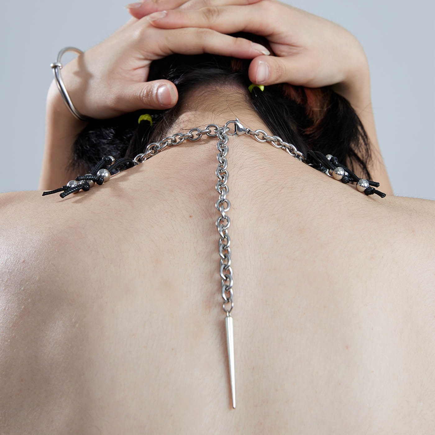 Enchanting Pentagram Beaded Necklace