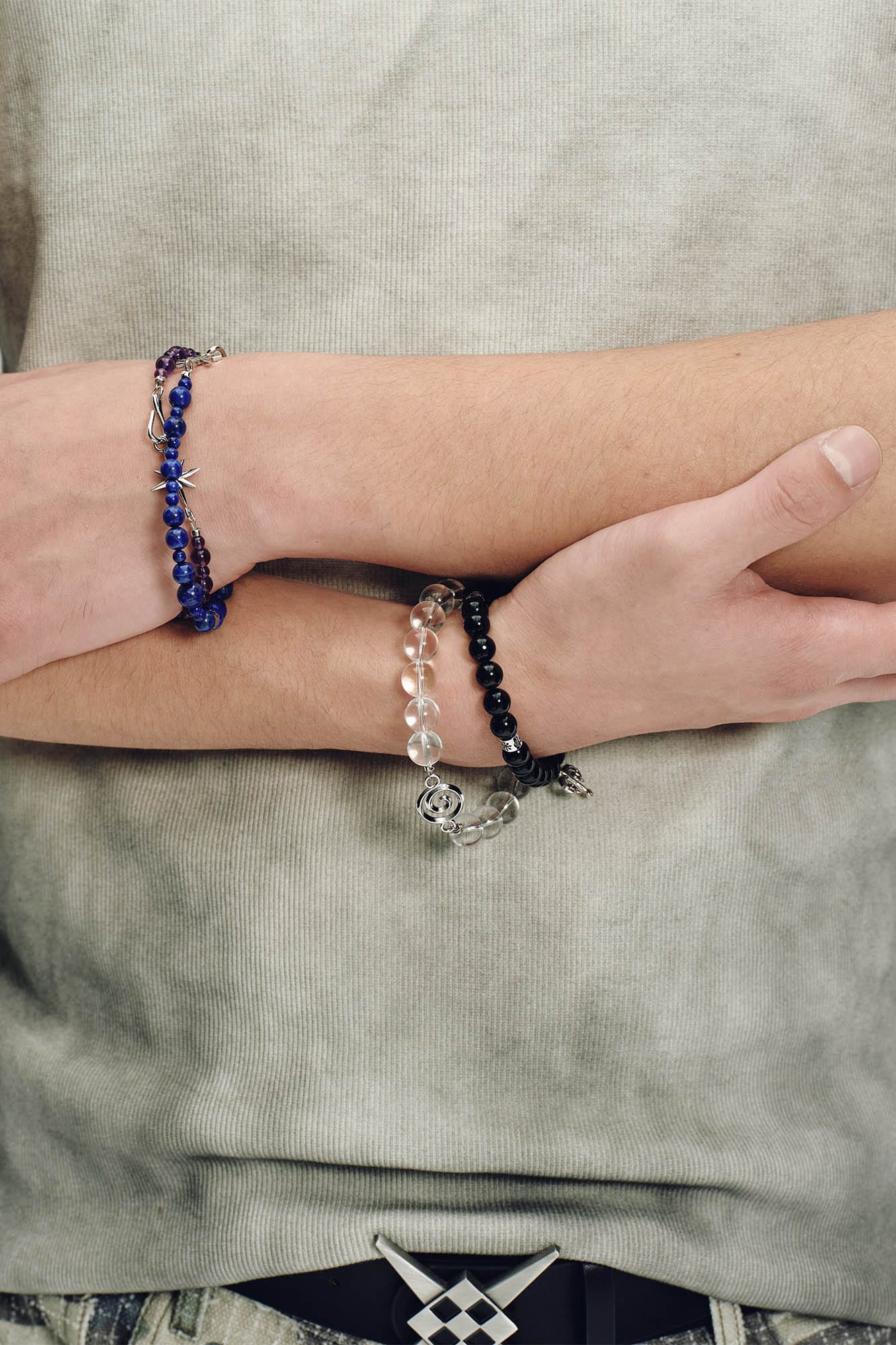 Elegant Crystal Spiral Bracelet