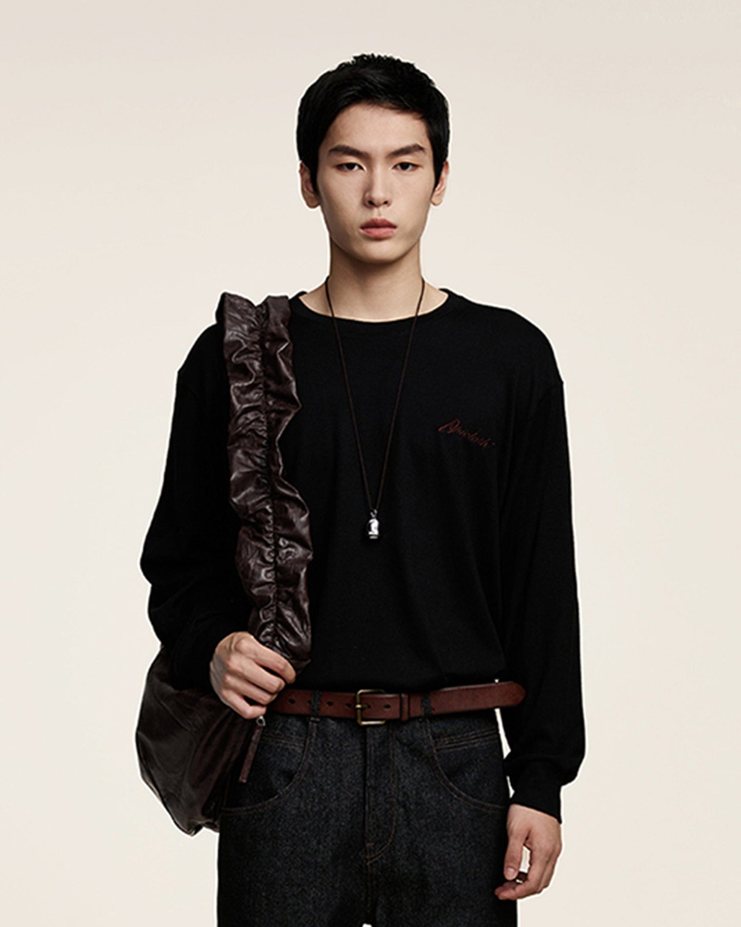 Chic Wrinkle Crescent Tote