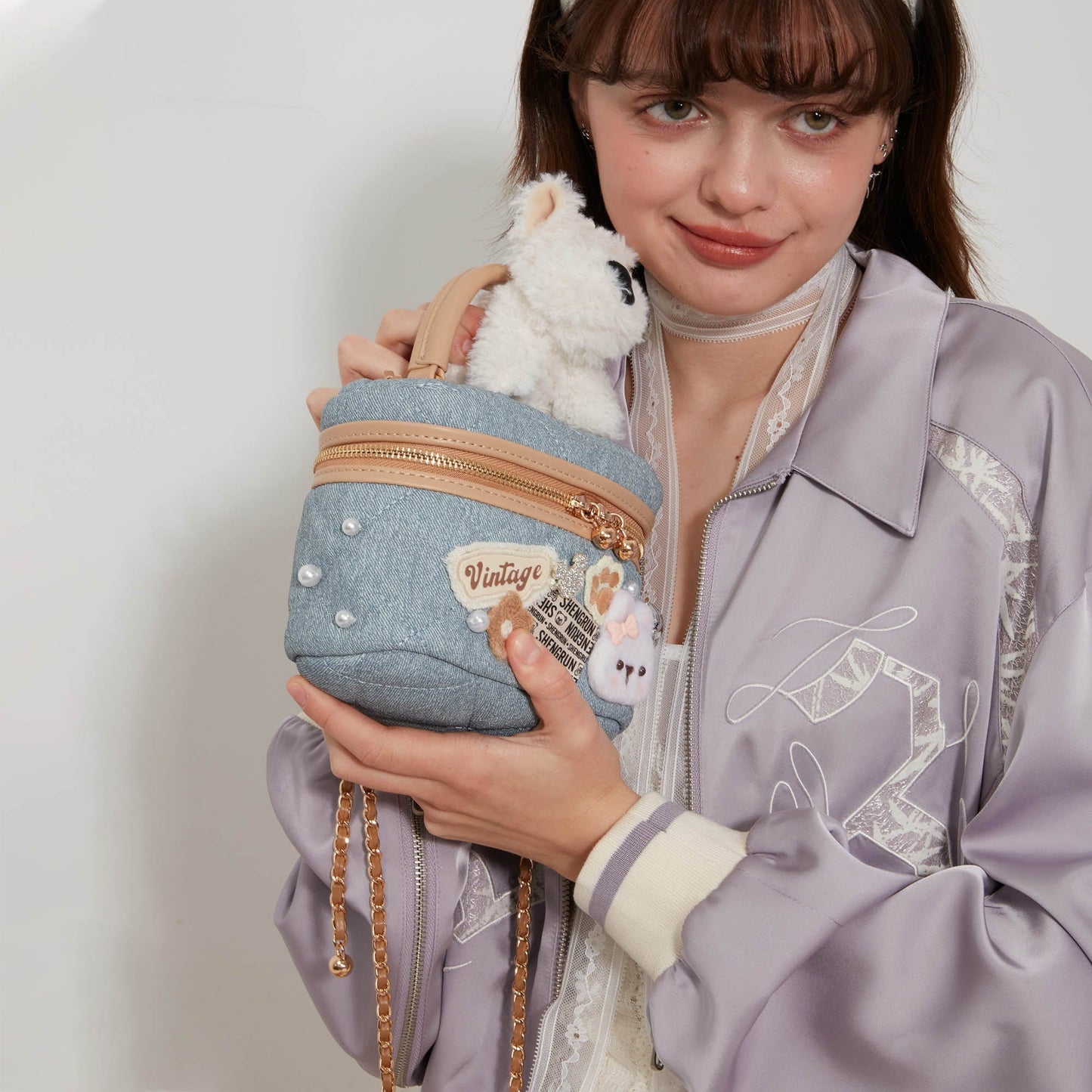 Bezaubernde Westie-Umhängetasche