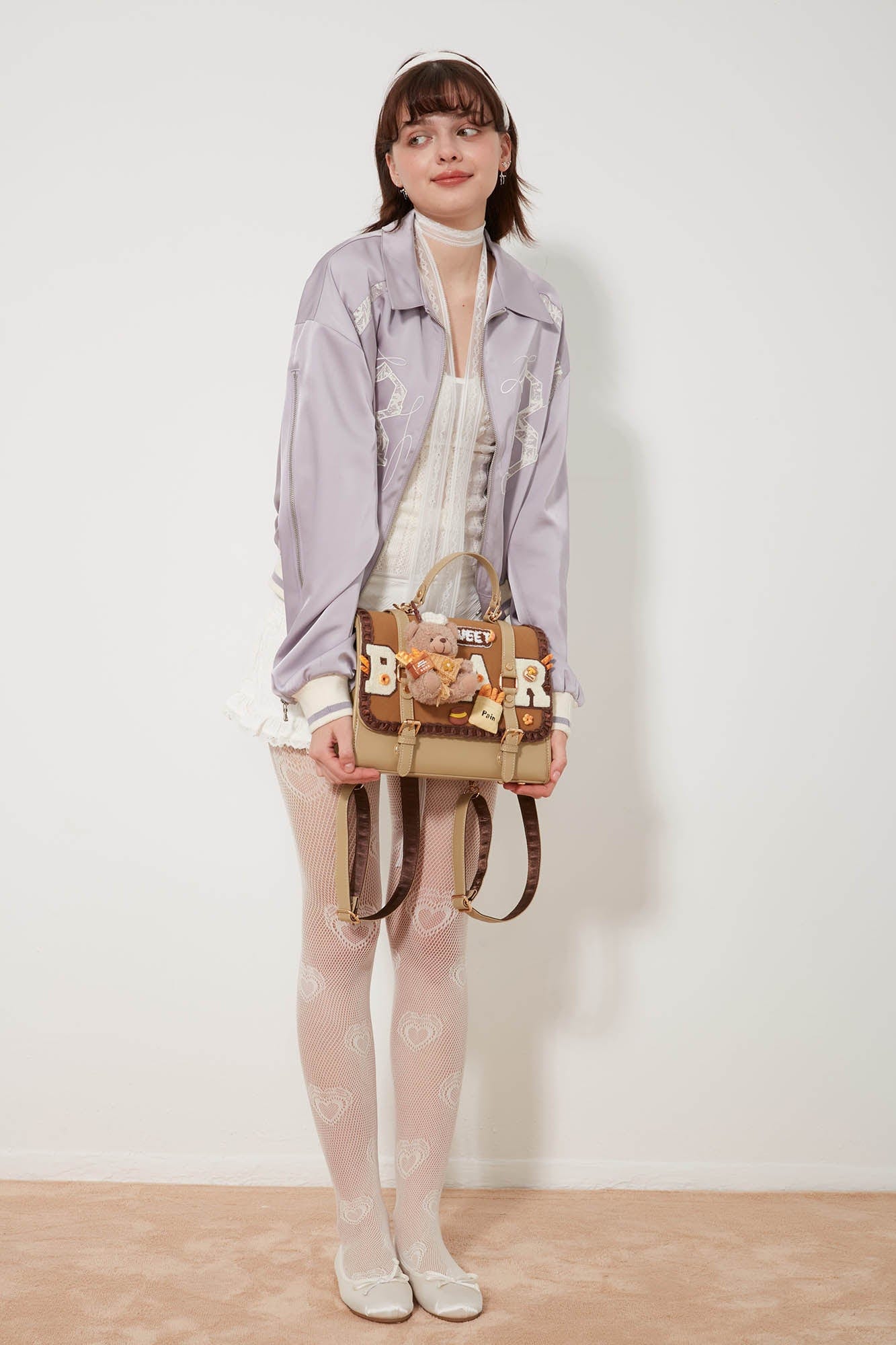 Cozy Bear Flap Backpack