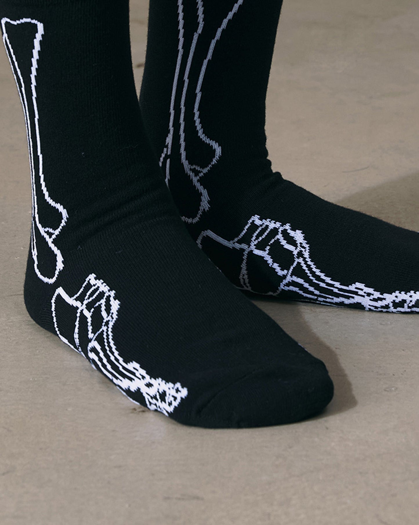 Spooky Style Skeleton Socks