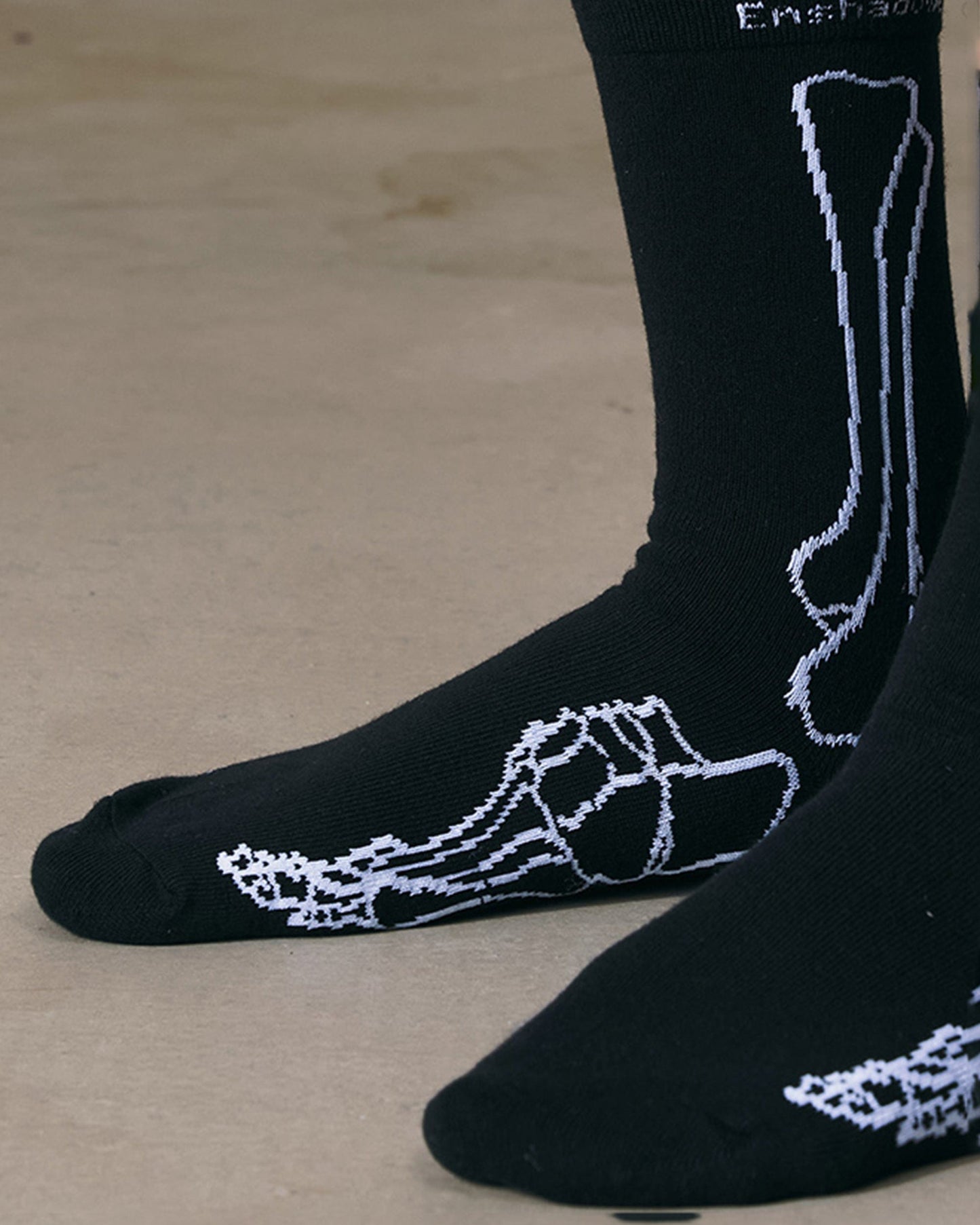 Spooky Style Skeleton Socks