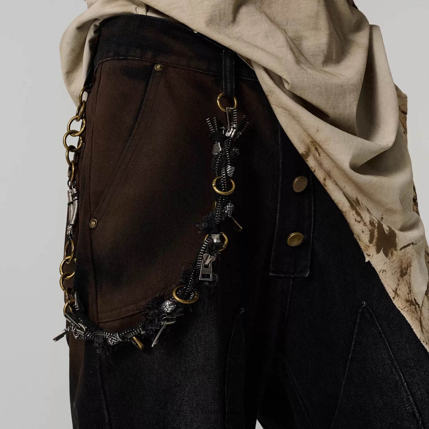 Distressed Watcher Statement Necklace