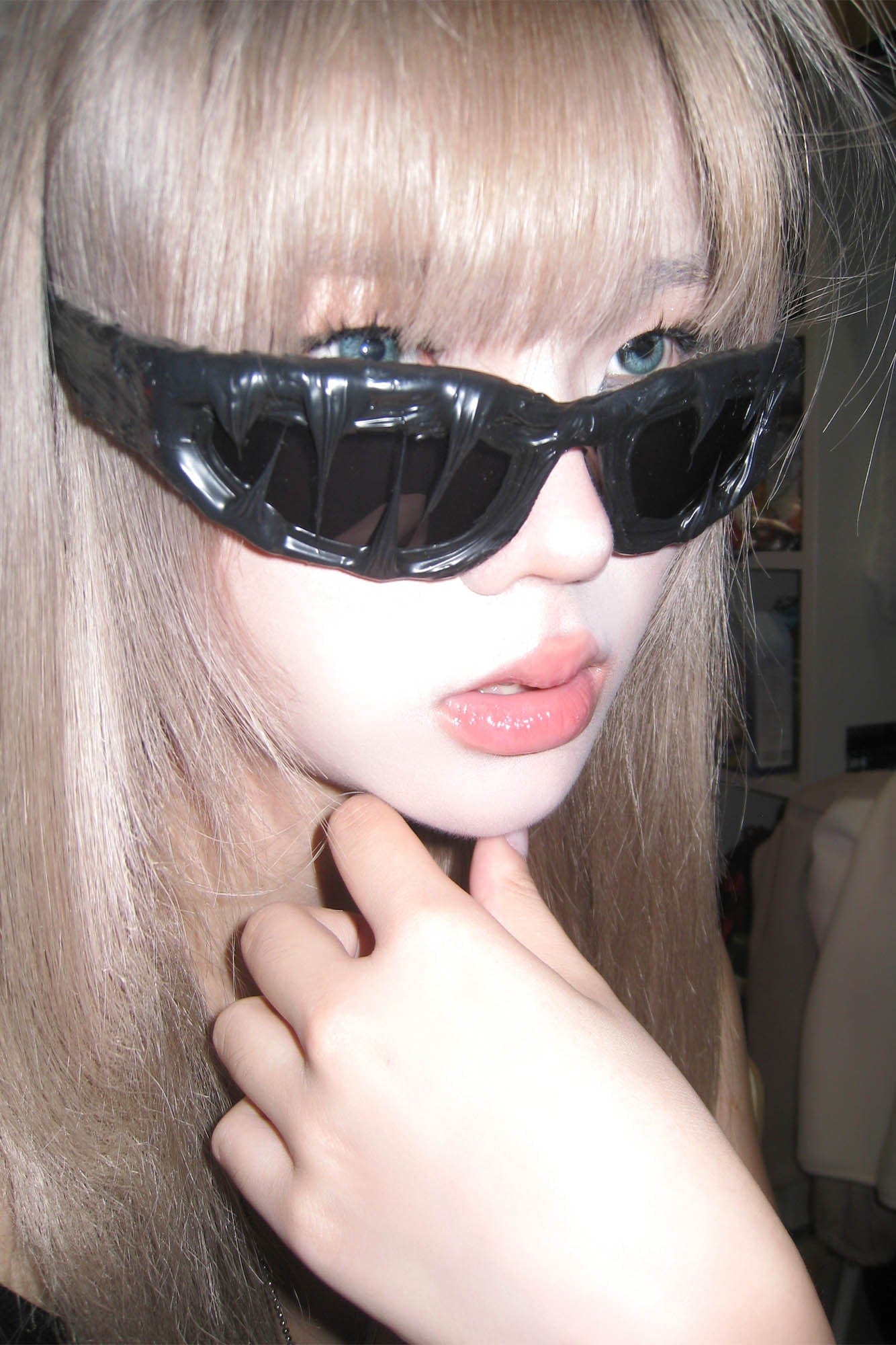 Melting Drip Resin Sunglasses