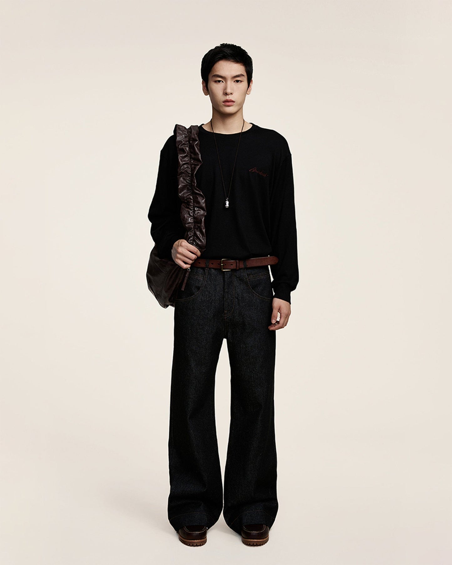 Chic Wrinkle Crescent Tote