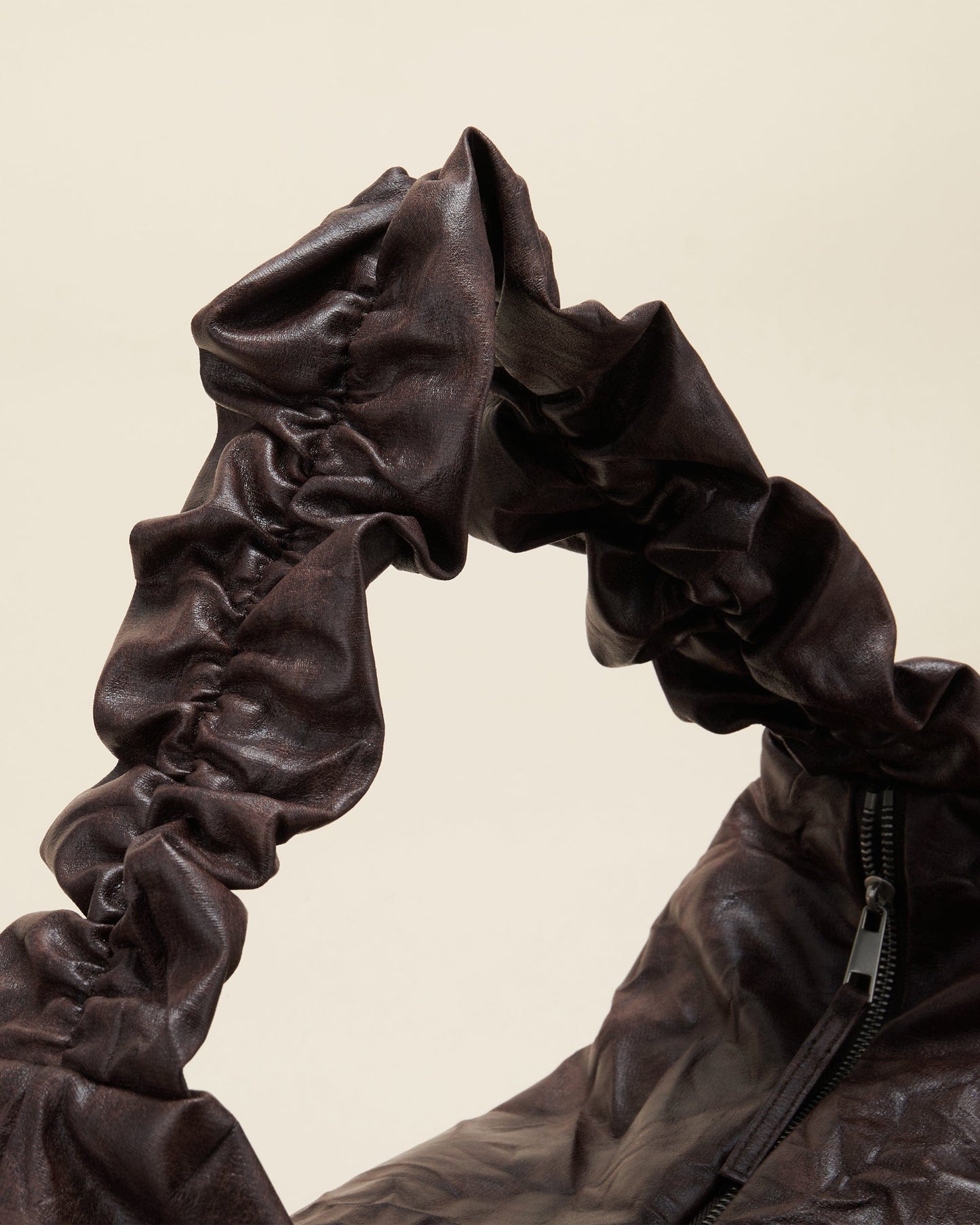 Chic Wrinkle Crescent Tote