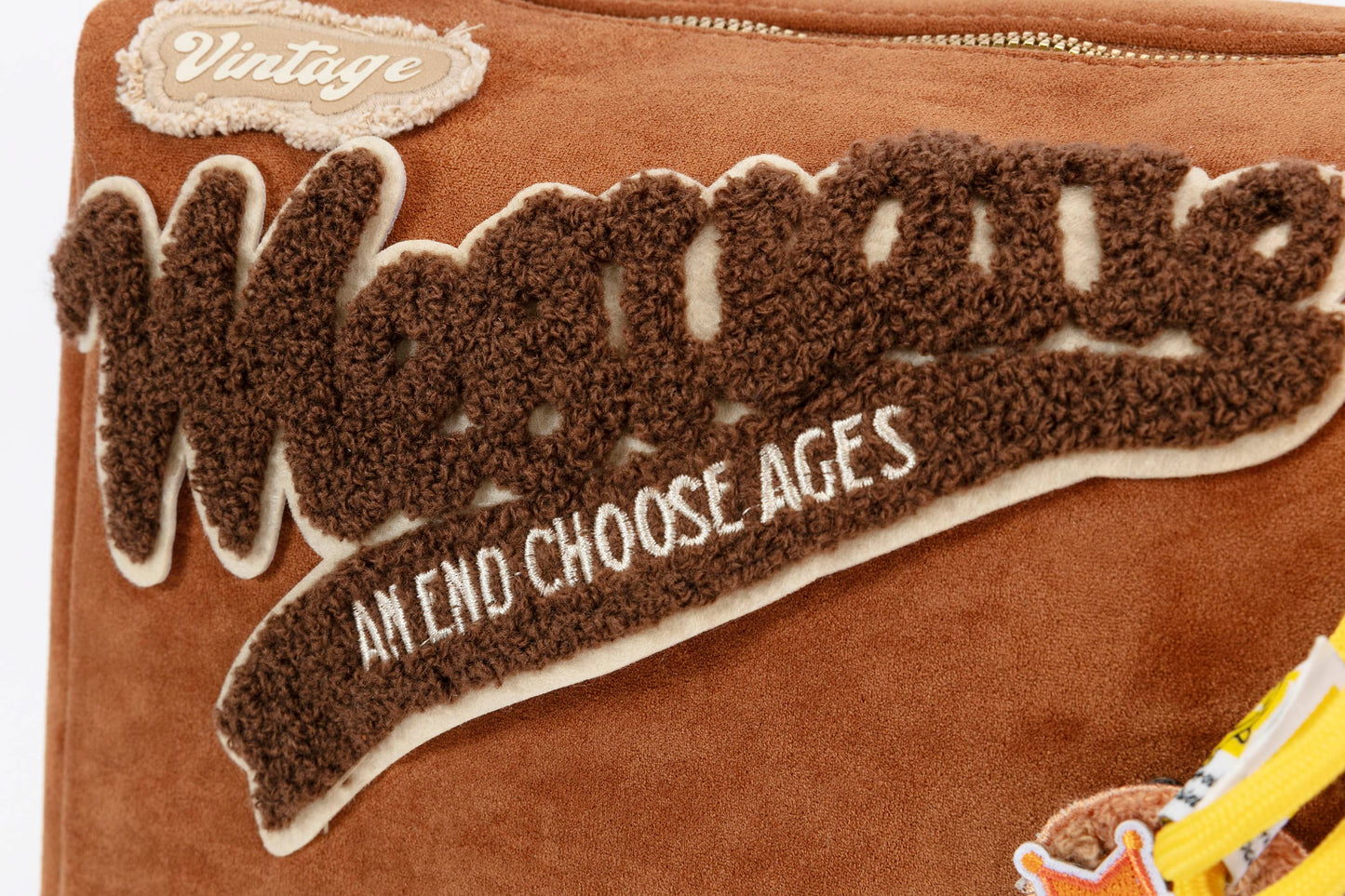 Embroidered Desert Oasis Shoulder Bag