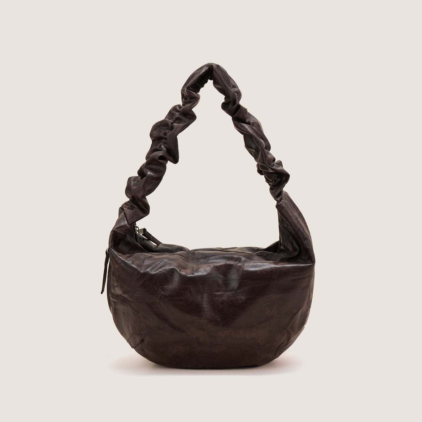 Chic Wrinkle Crescent Tote