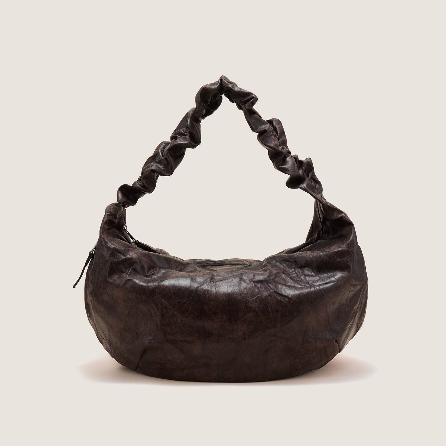 Chic Wrinkle Crescent Tote