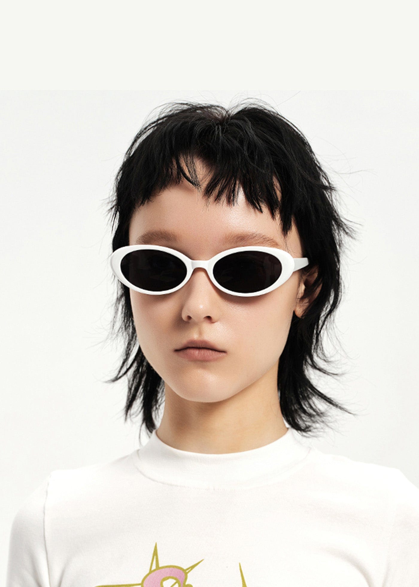Retro Ellipse Fashion Sunglasses