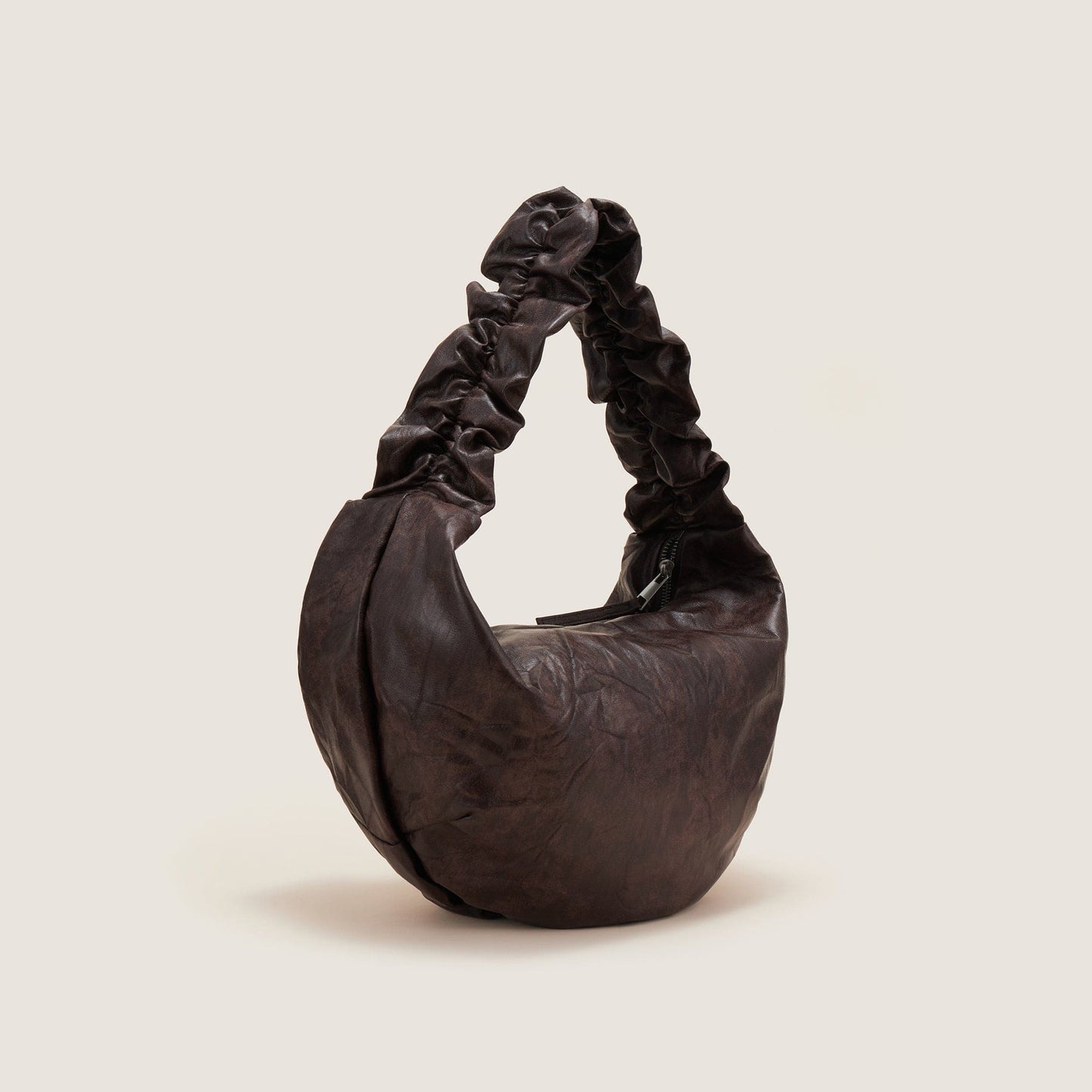 Chic Wrinkle Crescent Tote