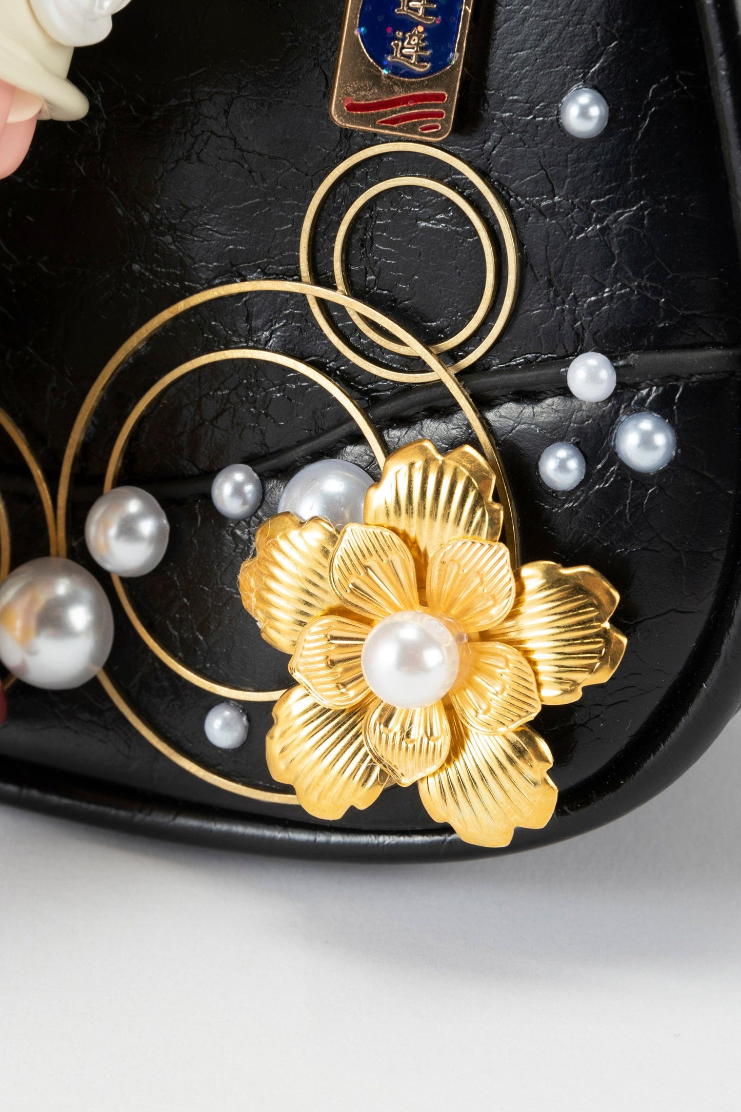 Charming Koi & Doll Hobo Bag