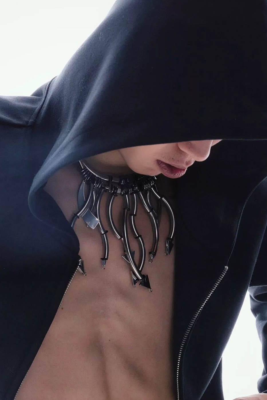 Dynamic Multi-Arrow Statement Necklace