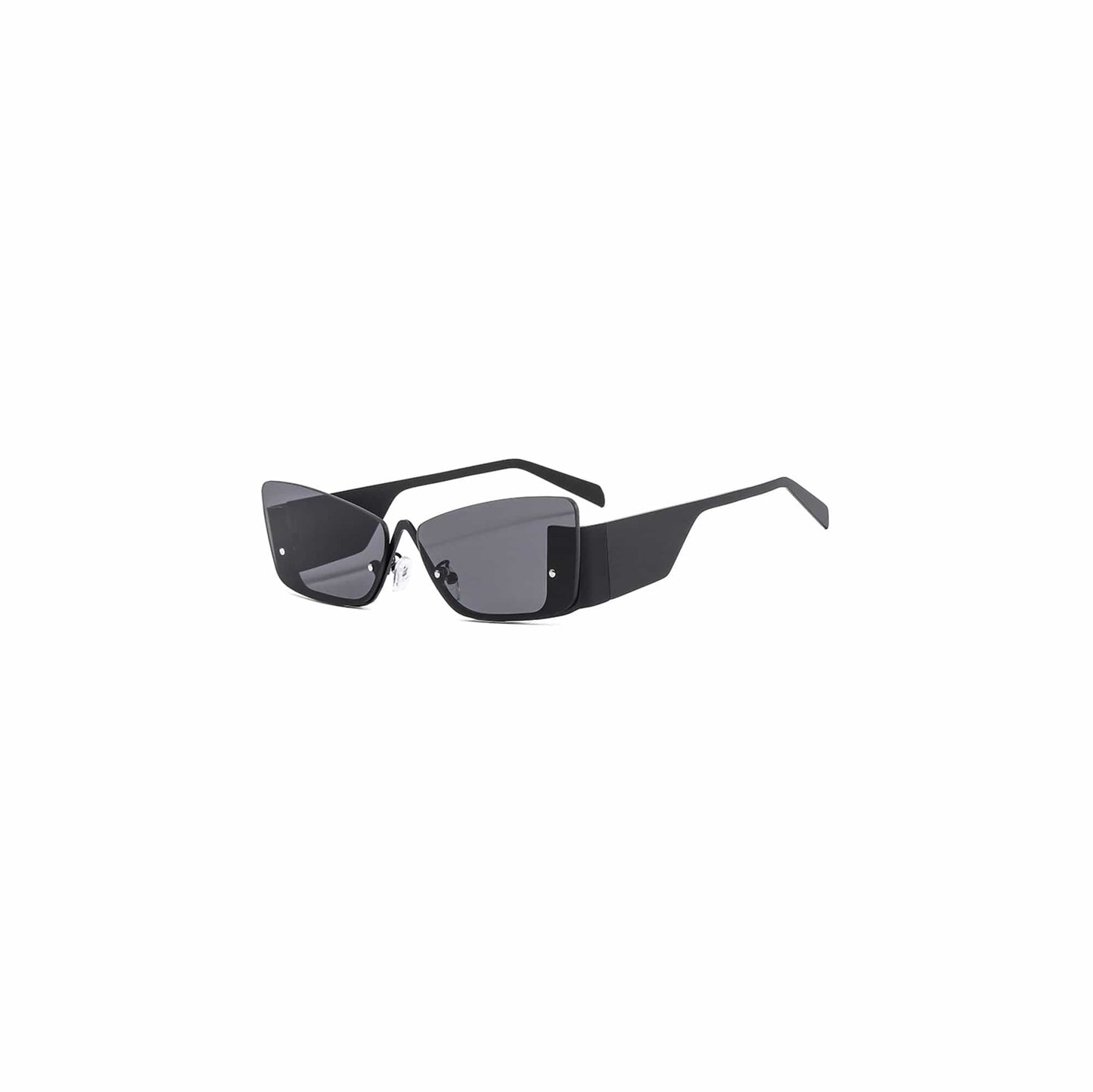 Chic Modern Half Frame Sunglasses