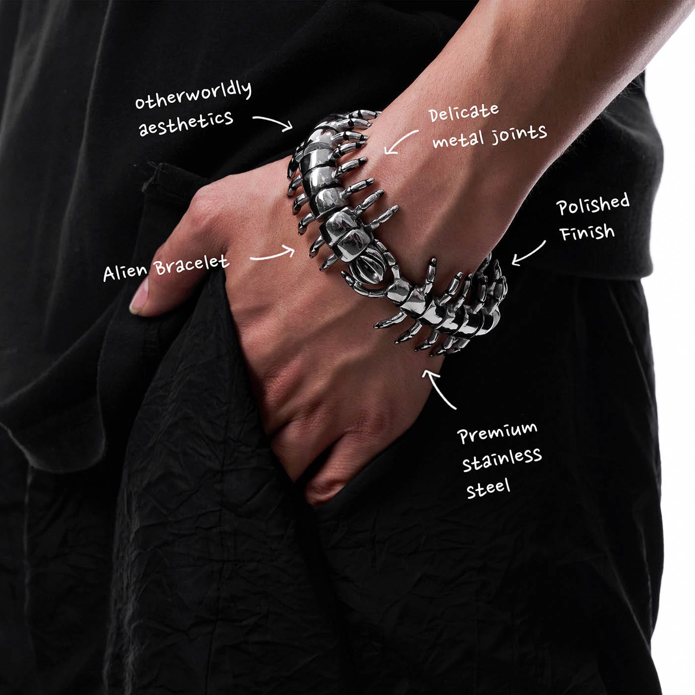 Charming Cosmic Alien Bracelet