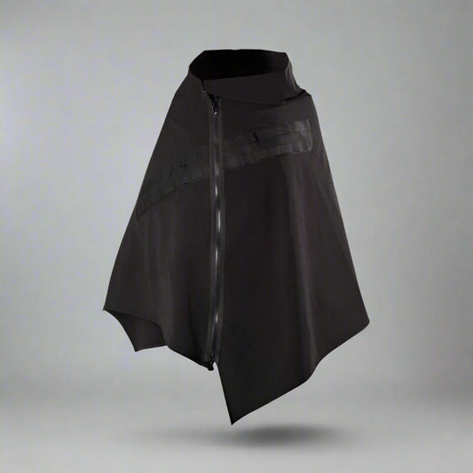 Futuristic Black Samurai Cloak