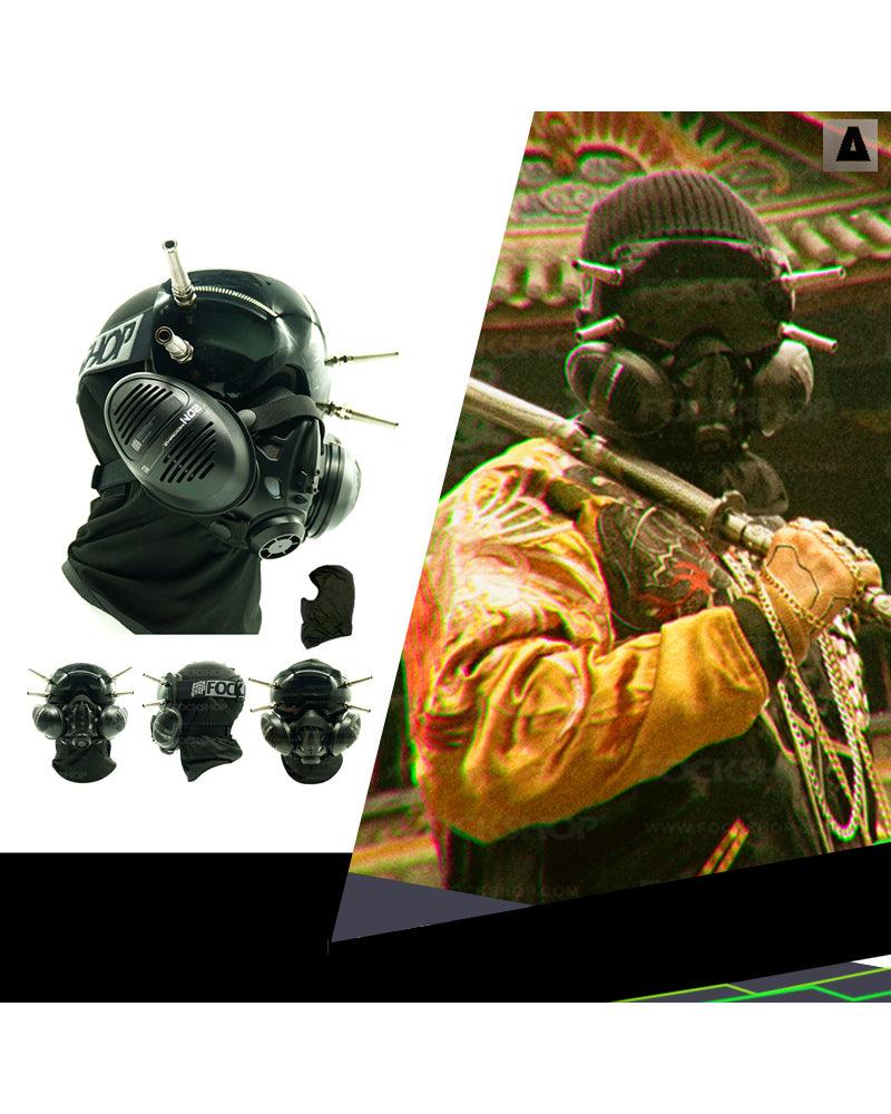 Advanced Cyberpunk Visor & Mask -  high-quality material - Stylish Cyberpunk Visor and Mask for Bold Looks - View 6