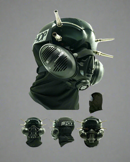 Advanced Cyberpunk Visor & Mask -  sci-fi helmet - Stylish Cyberpunk Visor and Mask for Bold Looks - View 7