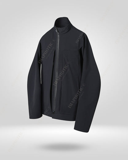 Advanced Men's Tactical Techwear Jacket - tactical jacket - Men's Waterproof Techwear Jacket for Outdoor Adventures - Main view