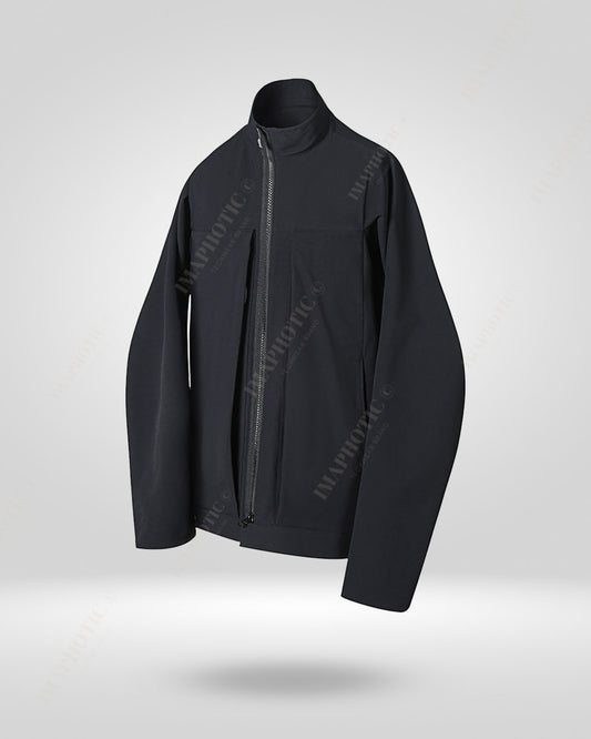 Advanced Men's Tactical Techwear Jacket - tactical jacket - Men's Waterproof Techwear Jacket for Outdoor Adventures - Main view