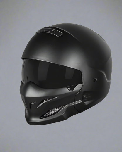 Adventure Awaits: Sleek Motorcycle Helmet - futuristic motorcycle gear - Sleek Modular Motorcycle Helmet for Adventurers - View 9