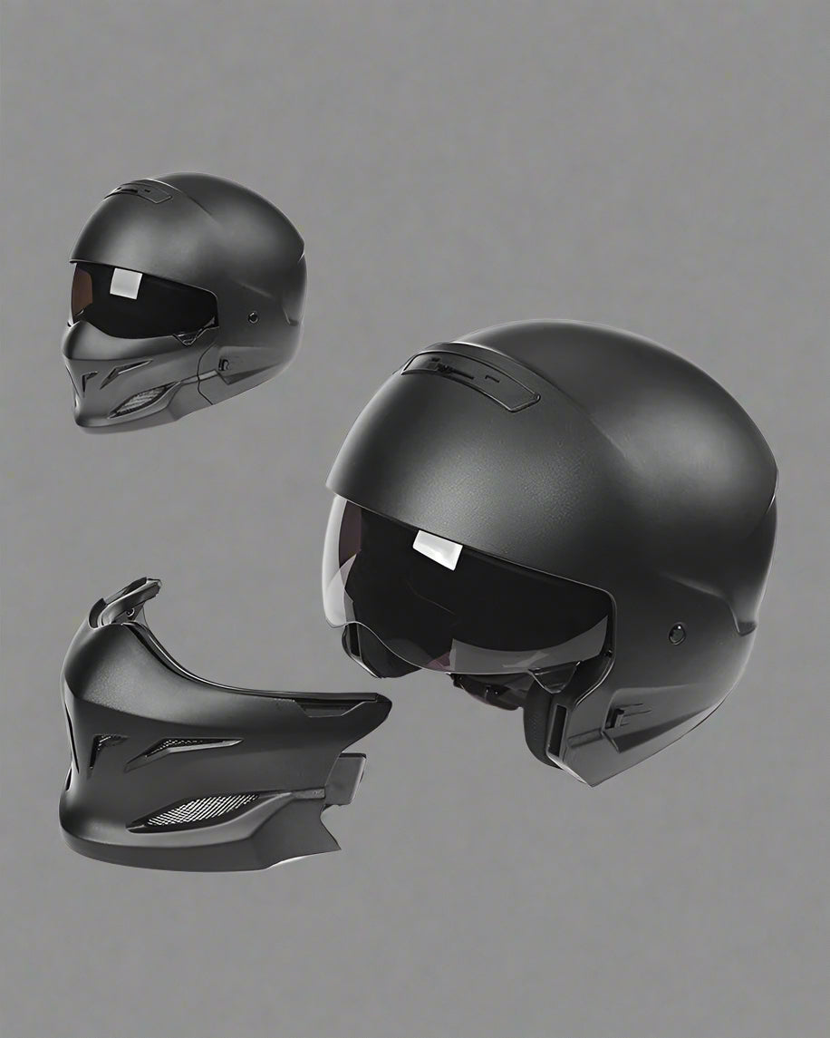 Adventure Awaits: Sleek Motorcycle Helmet -  modular design - Sleek Modular Motorcycle Helmet for Adventurers - View 21