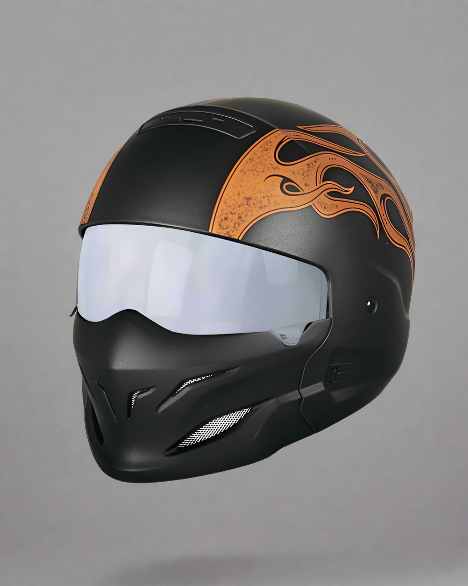 Adventure Awaits: Sleek Motorcycle Helmet -  modular design - Sleek Modular Motorcycle Helmet for Adventurers - View 13