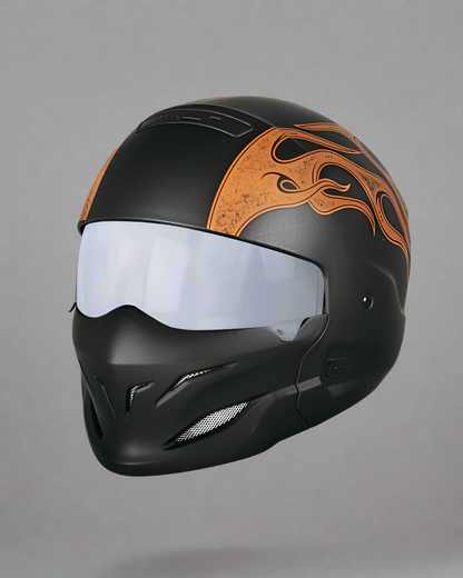 Adventure Awaits: Sleek Motorcycle Helmet -  modular design - Sleek Modular Motorcycle Helmet for Adventurers - View 13