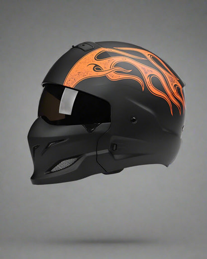 Adventure Awaits: Sleek Motorcycle Helmet - motorcycle helmet - Sleek Modular Motorcycle Helmet for Adventurers - View 2