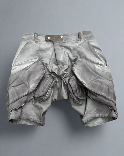 Adventure-Ready 3D Pocket Cargo Shorts -  urban - Stylish 3D Pocket Cargo Shorts for Urban Adventurers - View 8