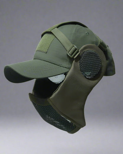 Adventure-Ready Hat and Mask Set -  techwear - Adventure-Ready Hat and Mask Set for Outdoor Activities - View 7