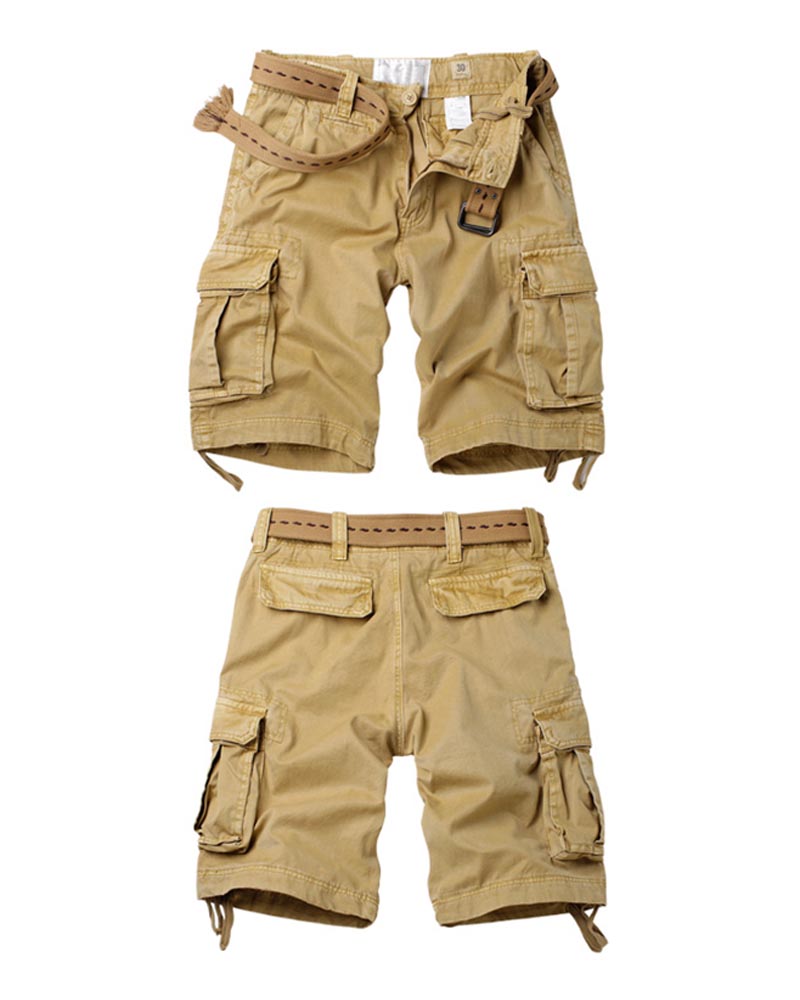 Adventure-Ready Multi-Pocket Shorts - cargo shorts - Multi-Pocket Cargo Shorts for Outdoor Adventures - View 8