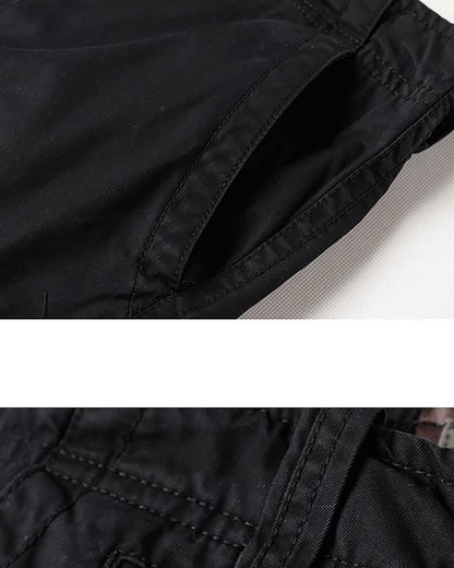 Adventure-Ready Multi-Pocket Shorts -  hiking shorts - Multi-Pocket Cargo Shorts for Outdoor Adventures - View 11