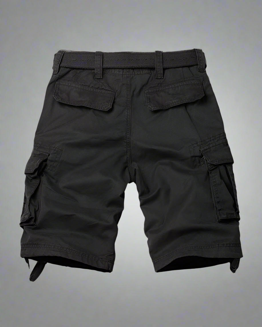 Adventure-Ready Multi-Pocket Shorts -  multi-pocket - Multi-Pocket Cargo Shorts for Outdoor Adventures - View 5