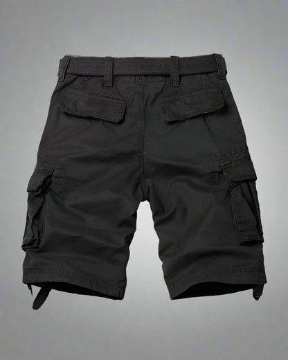 Adventure-Ready Multi-Pocket Shorts -  multi-pocket - Multi-Pocket Cargo Shorts for Outdoor Adventures - View 5