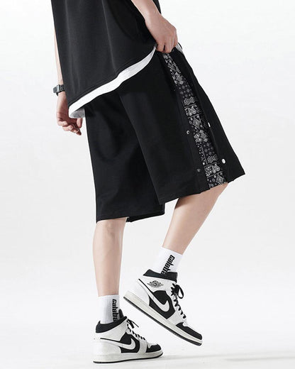 Adventure-Ready Ninja Tech Shorts - Summer Techwear - Stylish Ninja Tech Shorts for Summer Adventures - View 3