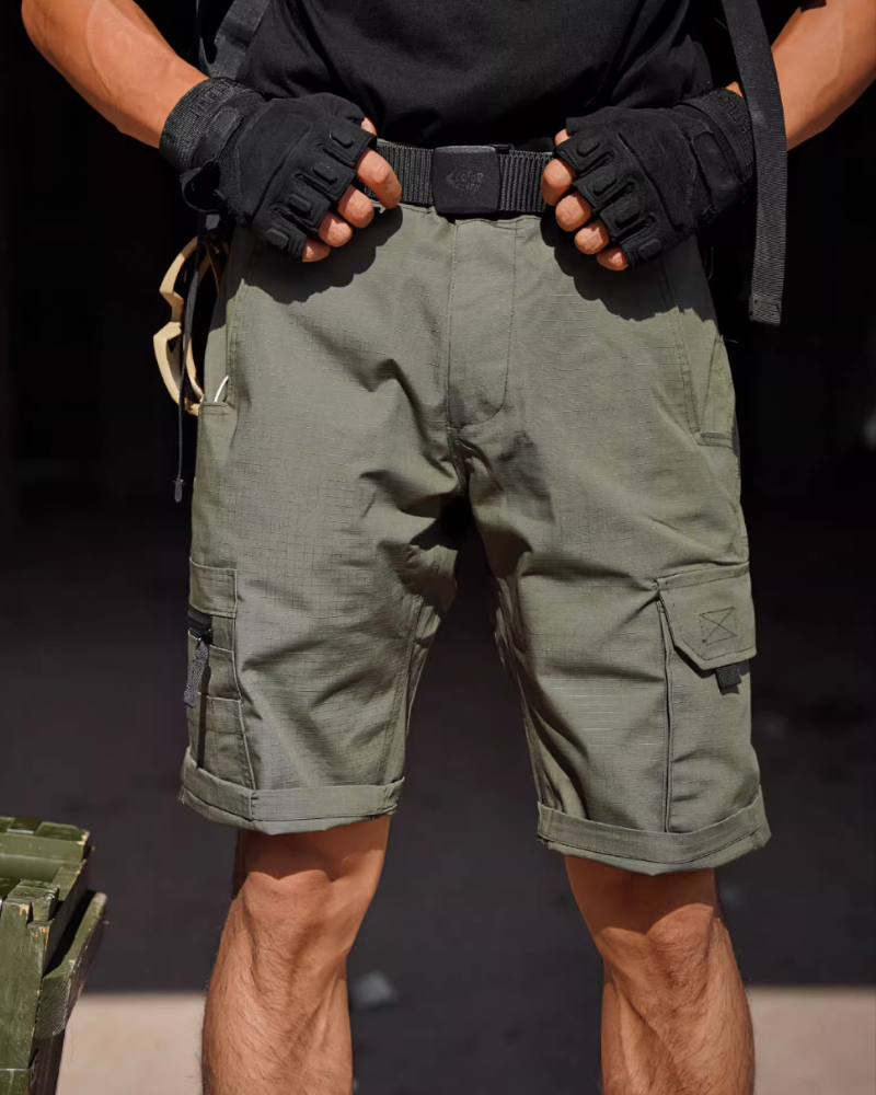 Adventure-Ready Tactical Cargo Shorts -  hiking shorts - Adventure-Ready Tactical Cargo Shorts for Outdoor Use - View 5