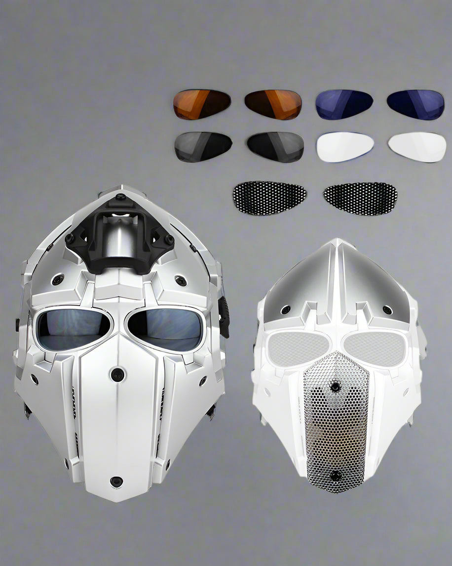 Adventure-Ready Tactical Riding Helmet - outdoor adventure helmet - Tactical Riding Helmet with Modular Face Mask - View 8