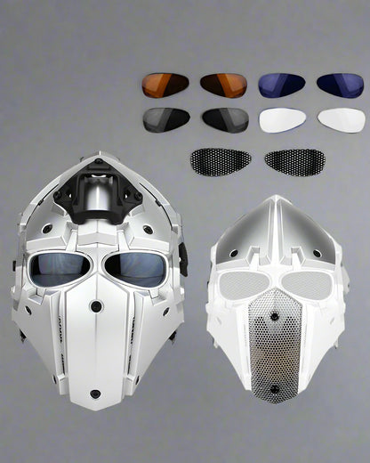 Adventure-Ready Tactical Riding Helmet - outdoor adventure helmet - Tactical Riding Helmet with Modular Face Mask - View 8