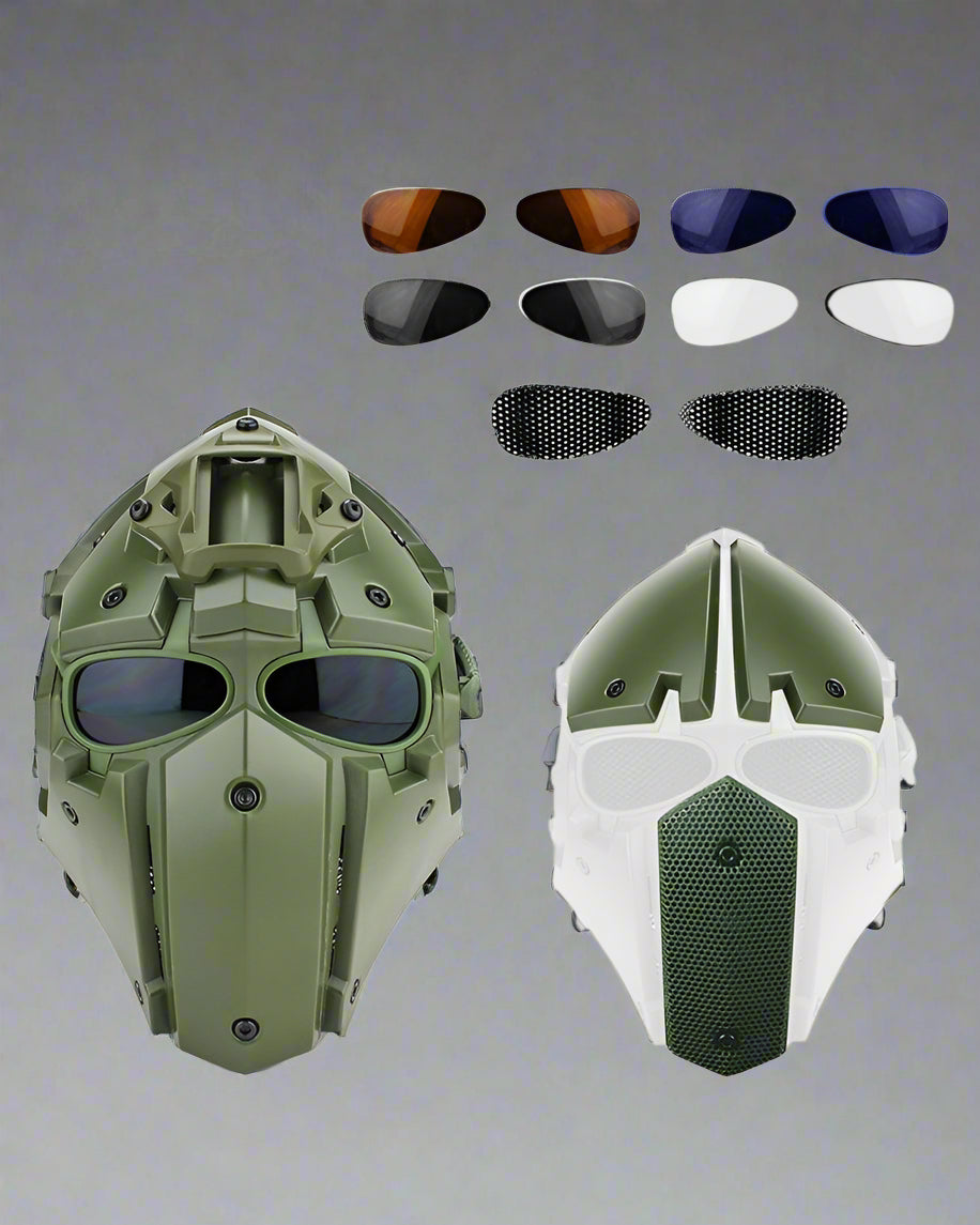 Adventure-Ready Tactical Riding Helmet -  outdoor gear - Tactical Riding Helmet with Modular Face Mask - View 6