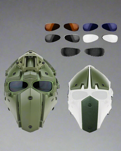 Adventure-Ready Tactical Riding Helmet -  outdoor gear - Tactical Riding Helmet with Modular Face Mask - View 6