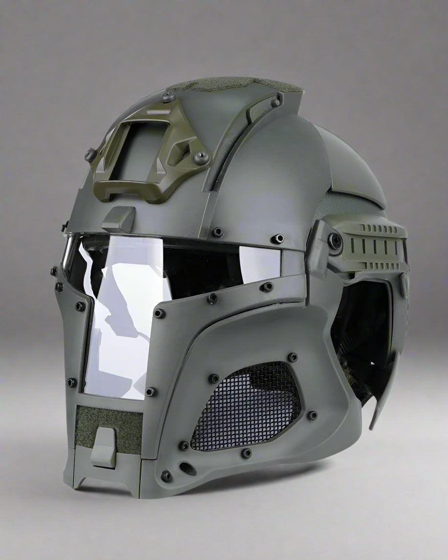 Adventure-Ready Techwear Helmet - techwear helmet - Versatile Techwear Helmet with Anti-Fog Masks - View 2