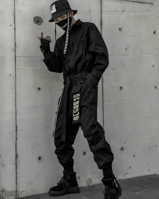 Adventure-Ready Techwear Jumpsuit - comfortable durable design - Versatile Adventure-Ready Techwear Jumpsuit for Stylish Wear - Main view