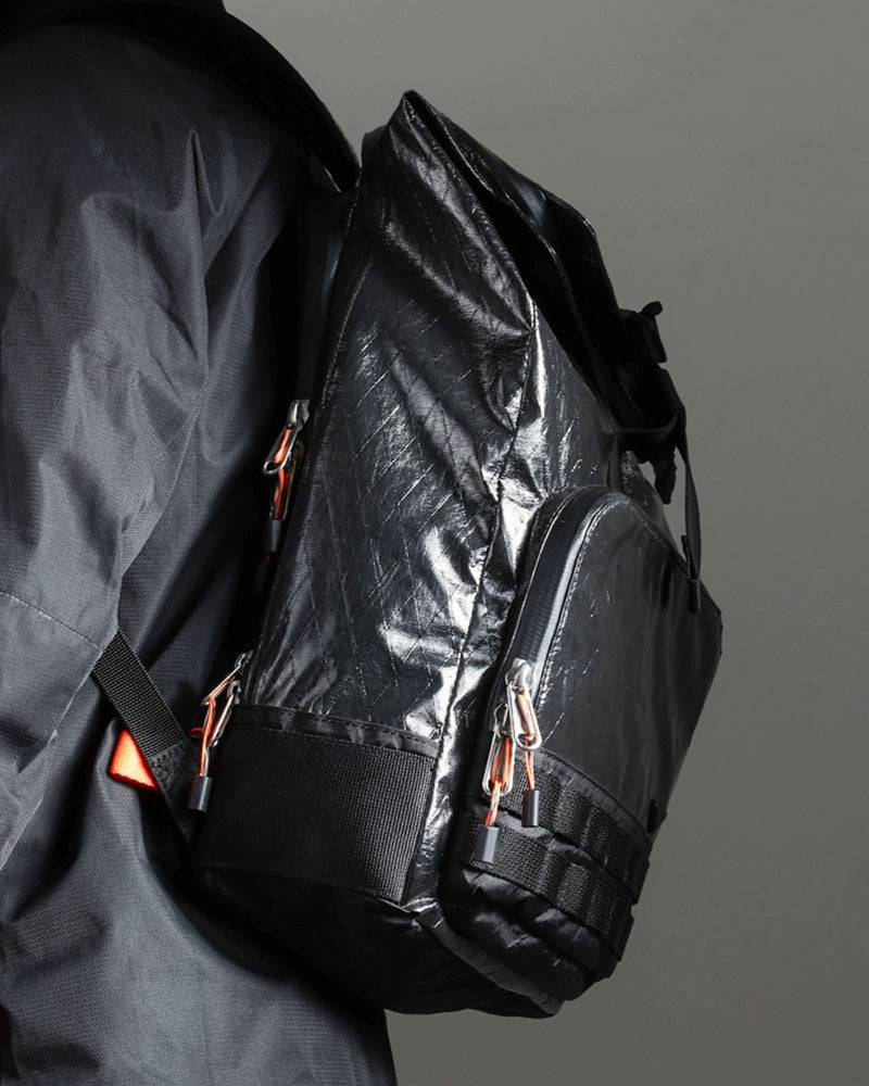 Adventure-Ready Waterproof Travel Pack -  black nylon pack - Durable Waterproof Travel Pack for Adventures - View 3
