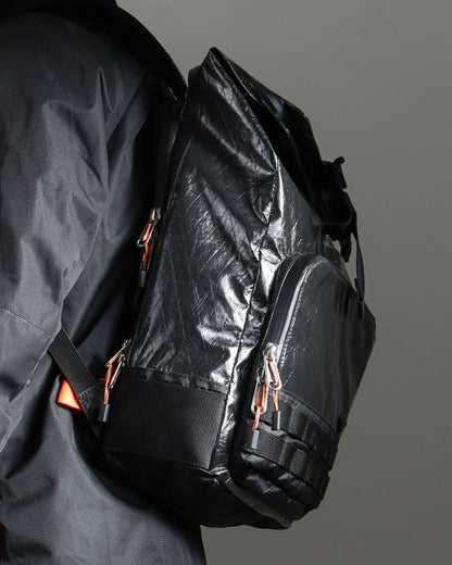 Adventure-Ready Waterproof Travel Pack -  black nylon pack - Durable Waterproof Travel Pack for Adventures - View 3