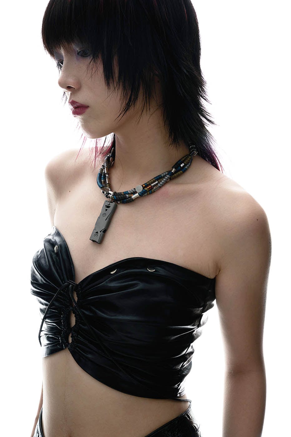 Adventurer's Dream Necklace -  durable stainless steel jewelry - Futuristic Mechanical Aesthetic Necklace for Adventurers - View 4